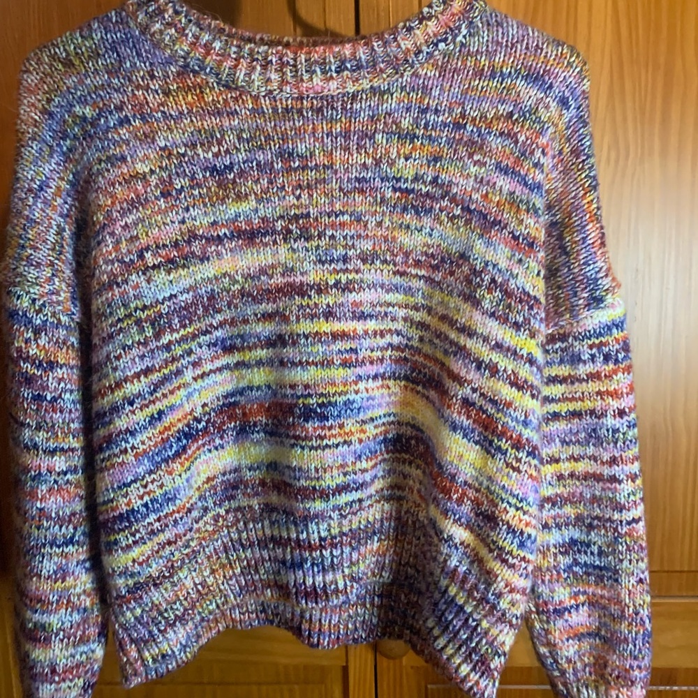 L cropped sweater